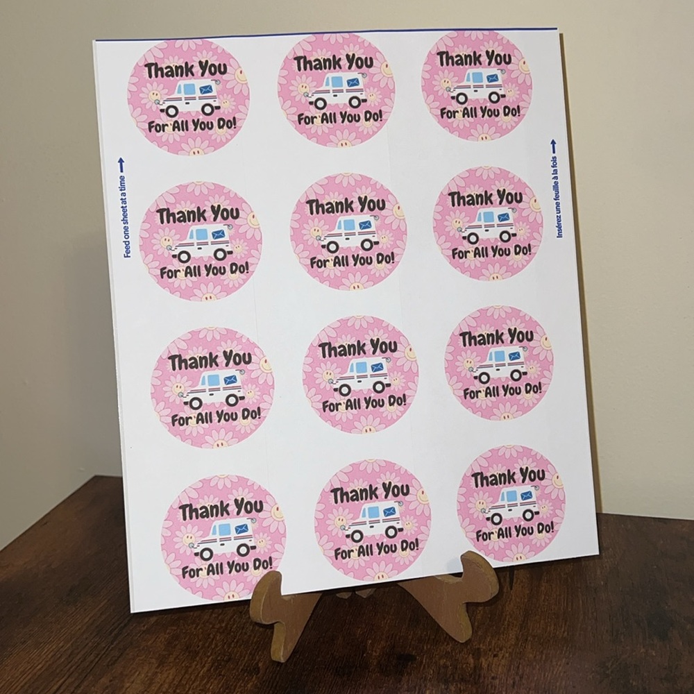 Thank Your Post Office Stickers